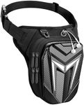 Mohard Motorcycle Leg Bag with LegStrap, Thigh Bag for Women Men, Splash-Resistant Motorbike Leg Bags, Sturdy EVA Motorcycle Tank Bags, Expandable Storage Tactical HipBag for Cycling Hiking Climbing
