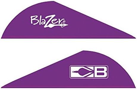 Bohning Blazer Archery Vane (100-Pack), Purple