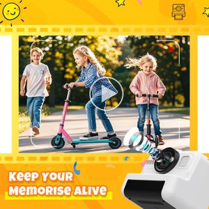 HiMont Kids Instant Print Camera – Black
