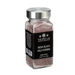 The Spice Lab's Himalayan Black Crystal Salt Kala Namak Salt 4 Oz Glass Jar (fine Ground)