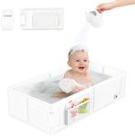 YomauiYee Baby Bathtub, Converts Sh
