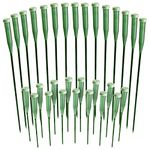 30 Pack Stem Water Tubes for Flowers with Caps, Extendable Vials for Floral Arrangements, Florist Supplies (6 and 12 Inches)