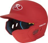 Rawlings 2022 MACH 1-Tone Matte Baseball Batting Helmet w/RHB ADJEXT, Senior, Matte Scarlet