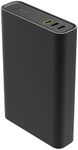 ZAGG mophie Powerstation Pro 20K Power Bank, 20,000mAh Portable Battery with 3 USB-C Ports, LED, Triple Device Fast-Charging, Pocket-Friendly Design for Smart Phones, Tablets & Laptops (Black)