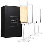 ELIXIR GLASSWARE Champagne Flutes, 