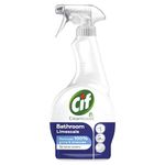 Cif Cleanboost Bathroom Spray 100% grime & limescale removal for cleaning ceramic, chrome, enamel, plastic, and stainless-steel surfaces 500 ml