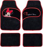 Disney Baby Moquette Car Mats Minnie (36 Months, Black)