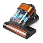 VonHaus UV Mattress Vacuum Cleaner – 4 in 1 Mite Removal Handheld Bed Vacuum with 14kPa, 8000RPM, UV-C Light Sterilization & Multiple HEPA Filtration for Bed, Carpet & Sofa – 0.6L Dust Cup, 500W, Grey