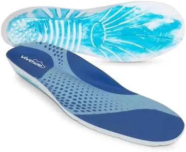 Memory Foam Shoe Inserts For Men & Women - Insoles For Walking All Day, Plantar Fasciitis, Flat Feet - Orthopedic Cushion Soles For Comfort, Work Boots, Shoes, Sneakers - Shock Absorbing, Arch Support