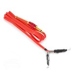 AVA Line Art Tattoo Premium Silicon Clip Cord(Red)