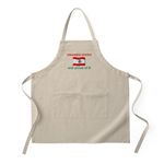 CafePress Proud Lebanese Giddo (Grandpa) BBQ Kitchen Apron with Pockets, Grilling Apron or Baking Apron