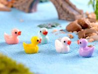 Chocozone Pack of 30 Cute Duck Miniatures Garden Decoration Gifts Home Decor Fairy Garden Decor Landscape Decorations