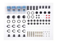 Tamiya 42102 42102-TRF Aluminium Damper Set (4) Blue Black Coat, Part, Model Making, Accessories