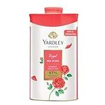 Yardley London RED Rose Perfumed Deodorizing Talc Talcum Powder 100gm by Yardley