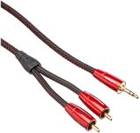 Audioquest Golden Gate 3.5mm 2 RCA Gold Plated Audio Cable 1m Length