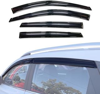 AUSGO Weathershields Compatible with MG ZS/ZST/ZS EV 2018-Onwards, Luxury Weather Shields Window Visors Wind Deflectors Sun Rain Guard 4PCS Set