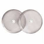 Universal Replacement French Press Filter: 4 Inch Stainless Steel Mesh Replacements for Compatible Coffee Press Filters - French Press Screen Replacement Parts, 2 Pack