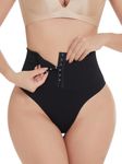 NINGMI Tummy Control Thong for Women Waist Cincher Shapewear Underwear Slimmer Shaping Panty Girdle Body Shaper