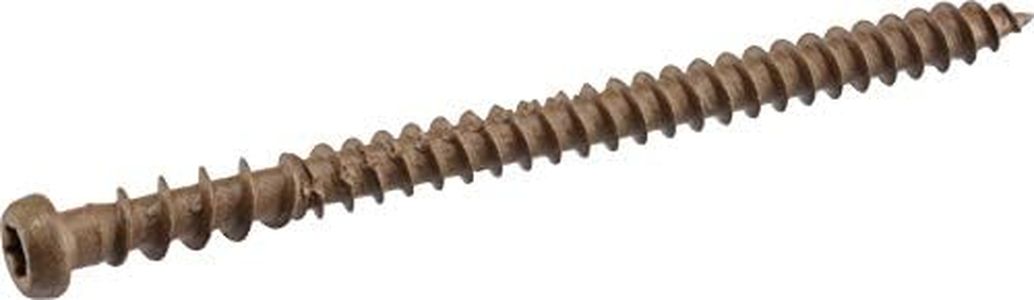 Deck Plus 48445 Brown Star-Drive Composite Deck Screws (#10 x 2-1/2")