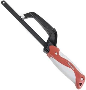 Buildskill Mini Hacksaw 10" with New Structural Design for Maximum Strength - Versatile Wood Cutter & Hand Saw for Cutting Wood, Metal, Plastic - Ideal for Home, DIY, Everyday Tasks