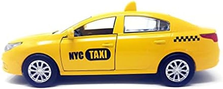 PLAYJOCS Taxi Nueva York GT-1746 Coche metálico Juguete para niños y coleccionistas.