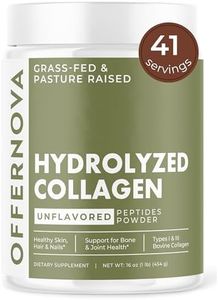Hydrolyzed Collagen - Unflavored Peptides Powder from Bovine - Fat Free, Grass-Fed, Paleo/Keto Friendly for Women and Men - for Healthy Bones, Joints, Hair & Skin - Colageno Hidrolizado en Polvo