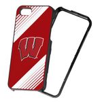 FOCO Forever Collectibles NCAA 2-Piece Snap-On iPhone 5/5S Polycarbonate Case - Retail Packaging - Wisconsin Badgers