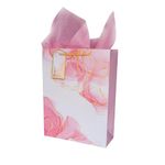 Flora Paper bags-Ombre Pink paper Gift Bags - Paper Bags for Return Gifts - Medium Size-30X23X9CM Paper bags Gifting for Weddings, Birthday Corporate Gifting