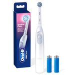 Oral B Pro Clean Battery Toothbrush, Sensitive Clean - White, 1 Toothbrush, 1 Brush Head, Built-in Timer and batteries included