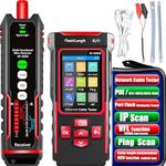 NF-859GK Network Cable Tester with lP Tester,VFL 10mwVisual Fault Locator,PING/POE/RJ45 RJ11 TDR CAT5CAT6 Cable Toner Ethernet Tester for Phone LinesCAT3,Wire Tracer LAN Network Tool