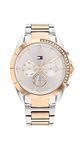 Tommy Hilfiger Analogue Multifunction Quartz Watch for Women with Two-Tone Stainless Steel Bracelet - 1782387