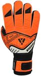 Vizari Sion Soccer Goalkeeper Gloves for Kids and Adults - Synthetic Material, 3mm German Latex Palm, Adjustable Elastic Wristband, Ideal for Training, Practice, and Light Game Use