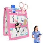 JJ LMS Nursing Bag - Pocket Nurse Organizer - Nurse Keychain Included - Magnet Closure