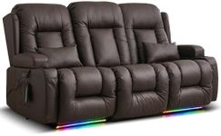 TUNYI Power Loveseat Recliner Sofa 