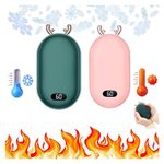 TIMNAMY Mini Electromagnetic Portable Heater,MIQIKO Portable Kinetic Molecular Heater, Timnamy Car Defroster, Electromagnetic Molecular Interference Antifreeze Snow Removal (MIX 2PC)