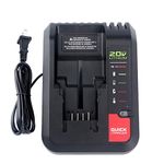 Lasica 20V Charger PCC692L PCC691L Replacement for Porter Cable 20V MAX Lithium Ion Battery PCC680L PCC681L PCC682L PCC685L PCC685LP PCC699L Black+Decker 20V MAX Lithium Battery LBXR20 LBXR2020 LB2X4020-OPE