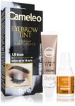 Cameleo - Eyebrow Tint - Black Colour - Creamy Consistency - Long Lasting Effect Up to 14 Days - No Ammonia - Eyebrows Dye Color Kit, Set - 15ml