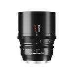 7artisans 85mm T2.0 Large Aperture Full Frame Cine Lens Compatible for Nikon Z-Mount, Manual Focus Low Distortion Cinema Lens Mirrorless Cameras for Nikon Z5 Z6 Z7 Z9 Z50 Z6II Z7II ZFC, Black