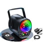 Party Lights Light +Disco Ball 2 in 1 LED Stage Strobe Lights Sound Activated with Remote Control for Xmas Club Bar Parties Holiday Christmas Birthday Wedding Home Decoration