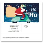 Amazon Pay eGift Card - Christmas Gift card - Santa on Scooter