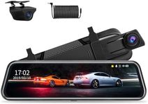 【Upgraded】10 Inch Mirror Dash Cam N