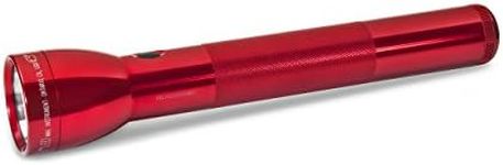 MagLite ML300L LED 3-Cell D Flashlight in Display Box, Red