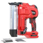 MtiolHig Cordless 2" Brad Nailer Compatible with Milwaukee 18V (Tool Only), 2-in-1 Electric Nail Gun/Staple Gun, 18 Gauge Nail Gun Battery Powered with 1000 Nails, Adjustable Depth, 2 Modes