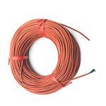 Heating Wire Cable - 1 Piece 10Meter 12K 33ohm/M Infrared Heating Floor Heating Ther Cable System of 3mm Silica Gel Carbon Fiber Wire Used in 220v Voltage 150w