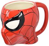 Zak Designs MRTI-8511 Marvel Comics Spiderman Ceramic Sculpted Mug, Multicolor