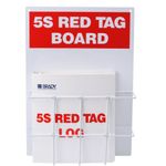 Brady 122053, 5S Red Tag Log Kit (1 Kit)