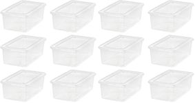 IRIS USA 12-Pack Storage Bins with