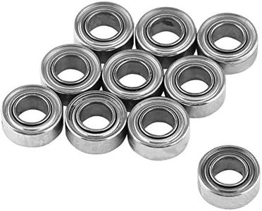 10 Pcs MR63ZZ Miniature Ball Bearings, Double Shielded/Sealed Miniature Steel Ball Bearings, 3x6x2.5mm Metal Shielded Ball Bearing for 3D Printer, Model Making