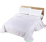 Silk Camel Luxury Comforter filled with 100% natural long strand mulberry Silk for Spring Season - Twin Size