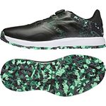adidas Men's S2g Spikeless Golf Shoes, Core Black Core Black Pulse Mint, 12.5